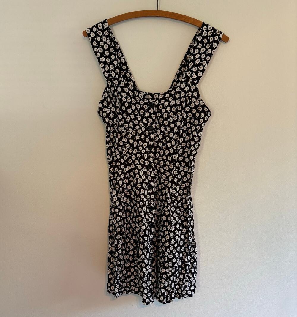 Vintage Moda Int'l 90s Skater Dress Sweetheart Cottage Fairy USA International
